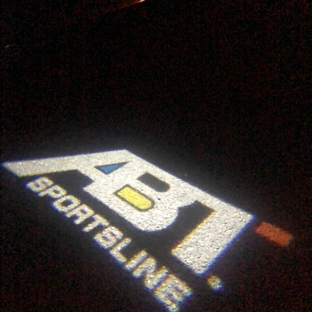 ABT LOGO PROJECTOT LIGHTS Nr.124 (quantità 1 = 2 Logo Film &2 luci porta)