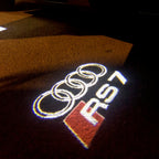 AUDI LOGO PROJECTOT LIGHTS Nr.138 (quantità 1 = 2 Logo Film /2 porta luci)