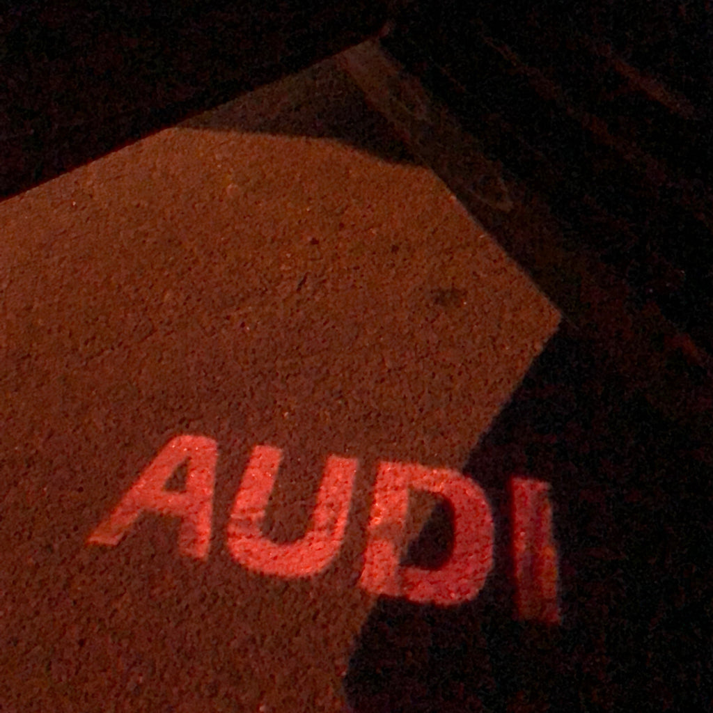 AUDI LOGO PROJECTOT LIGHTS Nr.07 (quantità 1 = 2 Logo Films /2 luci porta)