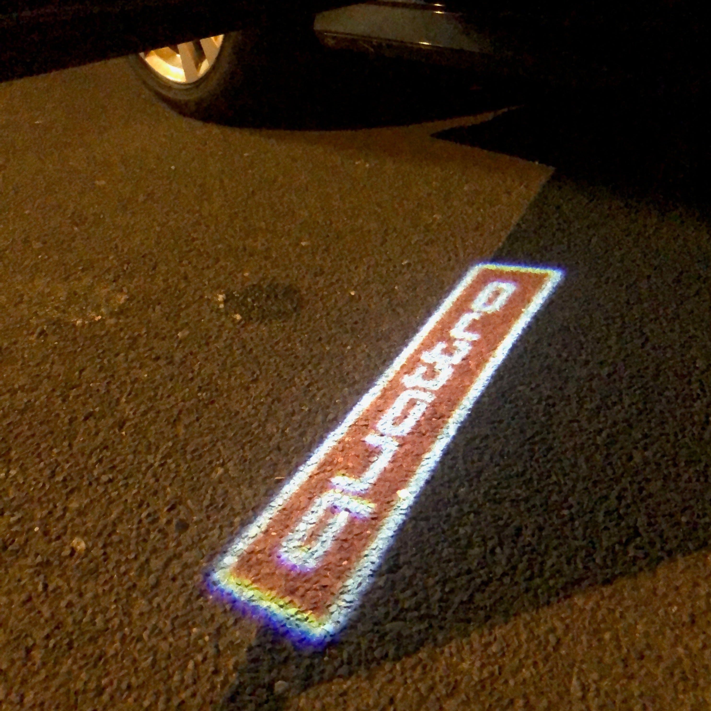 LUCI AUDI LOGO PROJECTOT Nr.83 (quantità 1 = 2 Pellicole Logo / 2 luci porta）