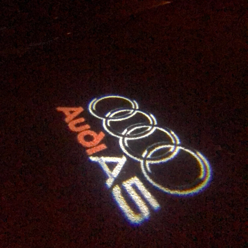 Audi logo projection Light No. 43 (qty. 1 = 2 logo film / 2 Door Lights)