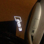 AUDI LOGO PROJECTOT LIGHTS Nr.120 (quantité 1 = 2 Logo Films /2 feux de porte)