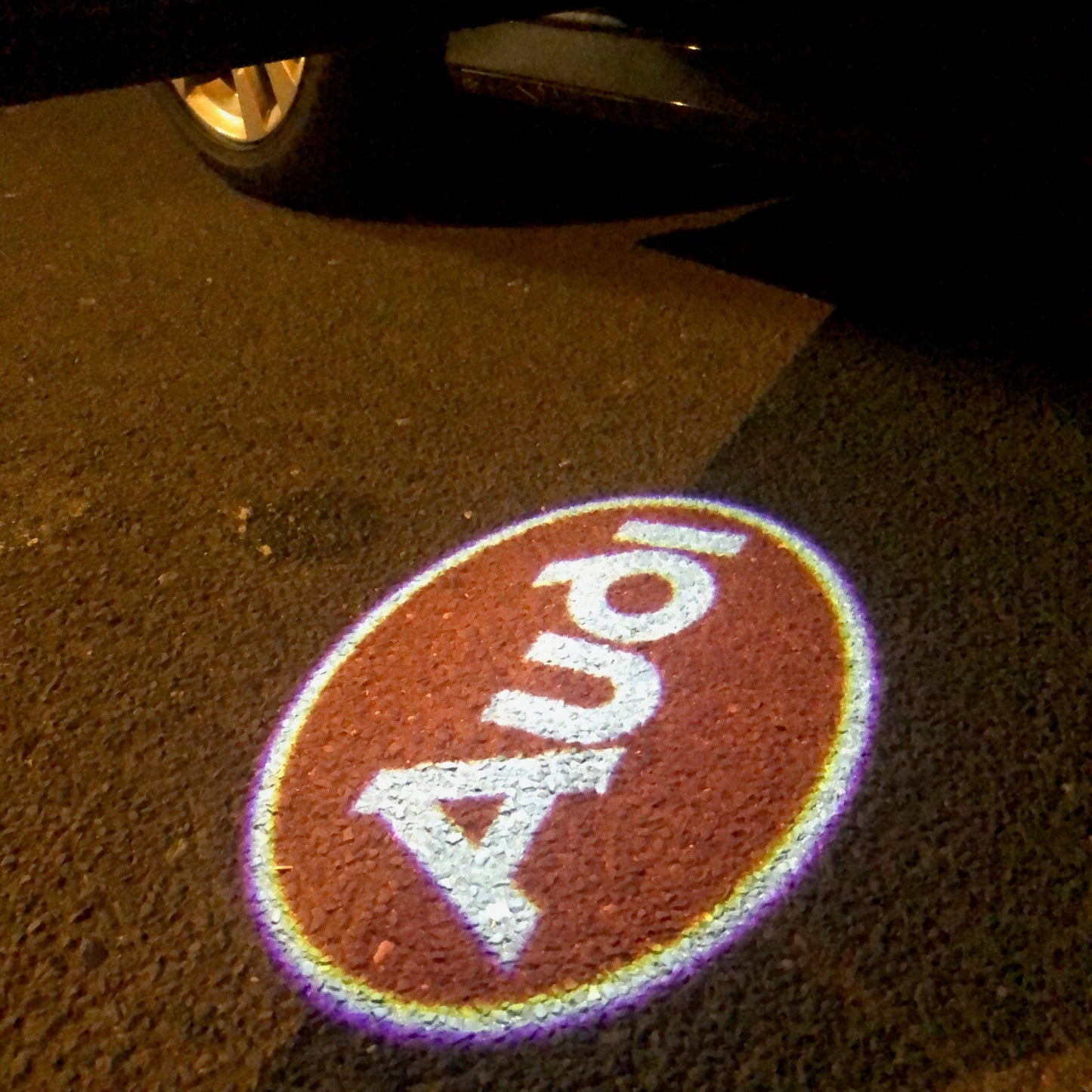 AUDI LOGO PROJECTOT LIGHTS Nr.114 (quantità 1 = 2 Logo Films /2 luci porta)