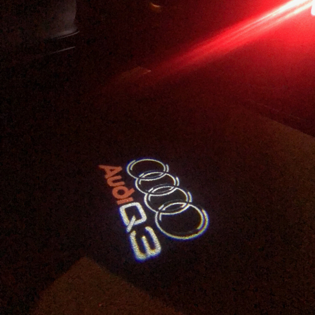 AUDI LOGO PROJECTOT LIGHTS Nr.47 (quantità 1 = 2 Logo Films /2 luci porta)