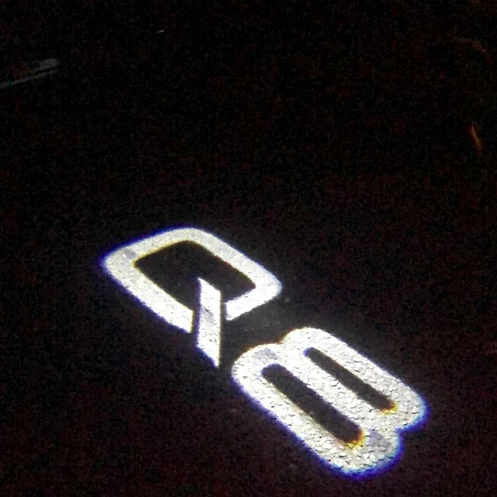AUDI LOGO PROJECTOT LIGHTS Nr.102 (quantité 1 = 2 Logo Films /2 feux de porte)
