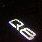 AUDI LOGO PROJECTOT LIGHTS Nr.102 (quantité 1 = 2 Logo Films /2 feux de porte)