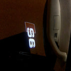 AUDI LOGO PROJECTOT LIGHTS Nr.27 (Menge 1 = 2 Logofolien /2 Türleuchten)