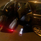 AUDI LOGO PROJECTOT LIGHTS Nr.27 (Menge 1 = 2 Logofolien /2 Türleuchten)