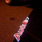 LUCI AUDI LOGO PROJECTOT Nr.93 (quantità 1 = 2 Pellicole Logo / 2 luci porta）