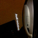 AUDI  EXCLUSIVE LOGO PROJECTOT LIGHTS Nr.73  (quantity 1 = 2 Logo Films /2 door lights）