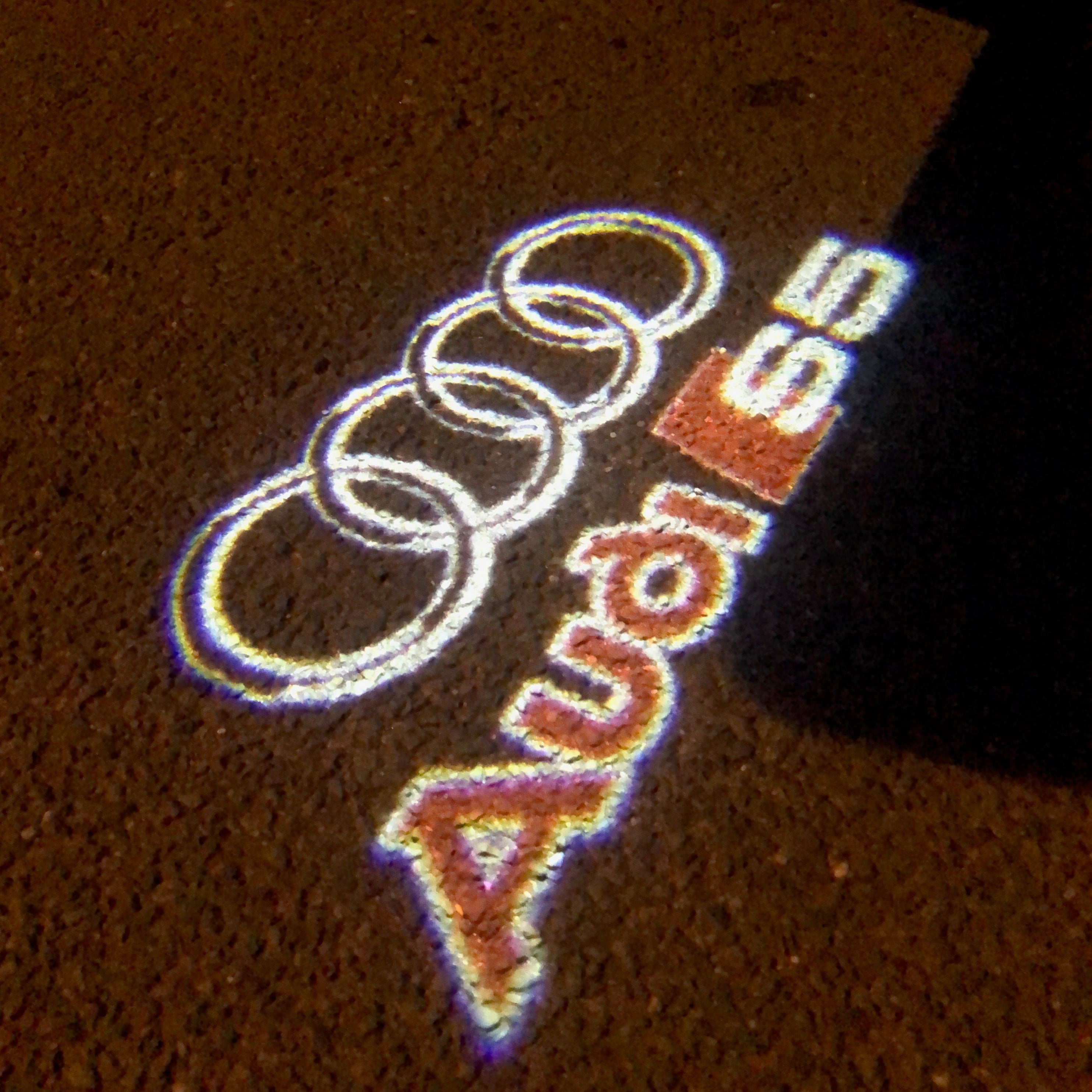 AUDI LOGO PROJECTOR LIGHTS Nr.35 (Menge 1 = 2 Logo Films / 2 Türlichter)