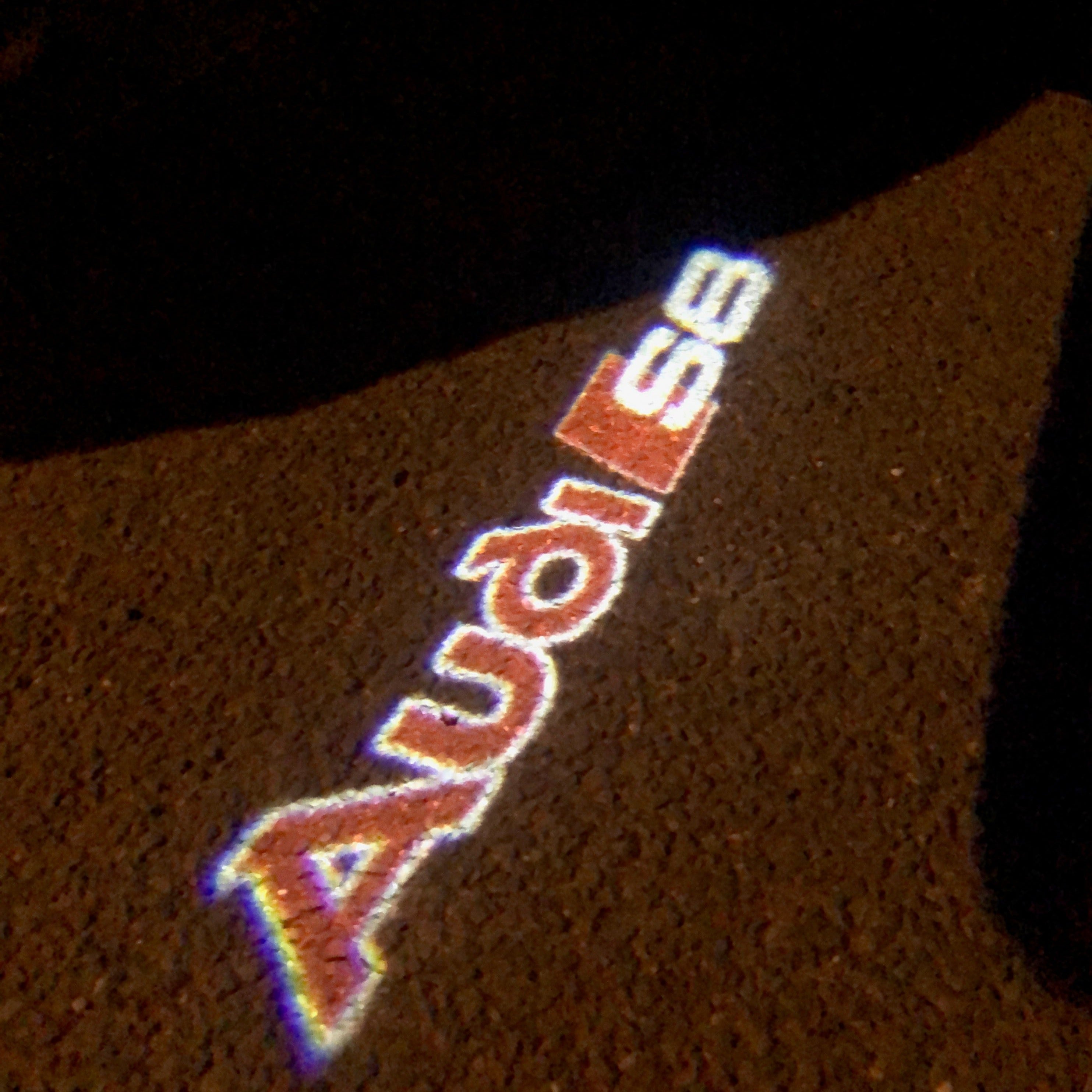 AUDI LOGO PROJECTOT LIGHTS Nr.94 (quantité 1 = 2 Logo Films /2 feux de porte)