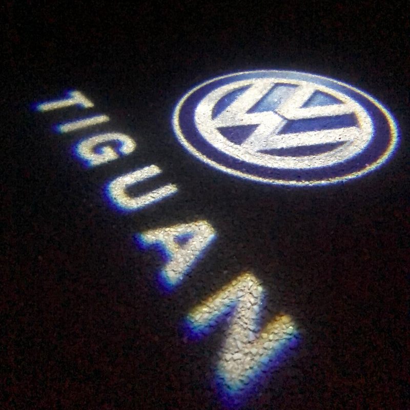 Volkswagen Door lights TIGUAN  Logo  Nr.84   (quantity 1 = 2 Logo Films /2 door lights）