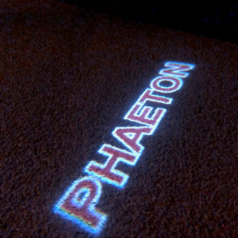Volkswagen Door lights PHAETON Logo No. 74 (cantidad 1 = 2 Logo Films /2 por luces)