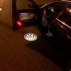Volkswagen Door lights Original Logo  Nr. 07  ( quantity 1 = 2 logo film / 2 door lights)
