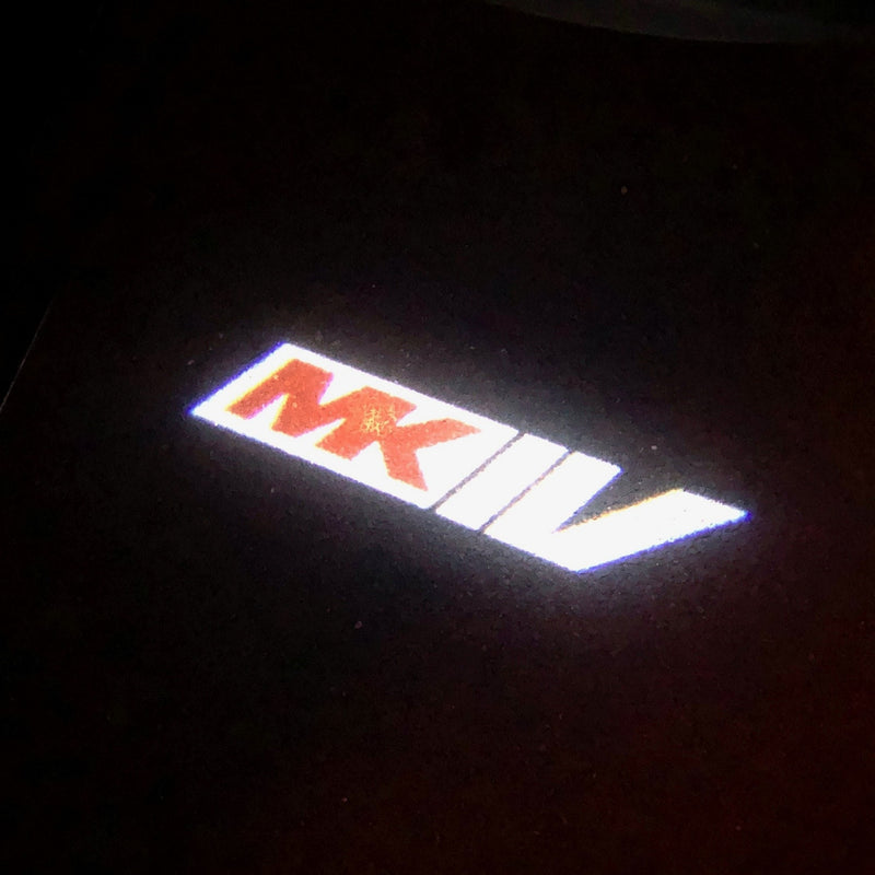 Volkswagen Luces de puerta MK4 Logo Nr.101 (cantidad 1 = 2 películas con logo / 2 luces de puerta）