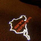 Volkswagen Türleuchten GTI NÜRBURGRING Logo (Menge 1 = 2 Logofolien /2 von Leuchten)Nr. 59