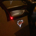 Volkswagen Türleuchten GTI NÜRBURGRING Logo (Menge 1 = 2 Logofolien /2 von Leuchten)Nr. 59