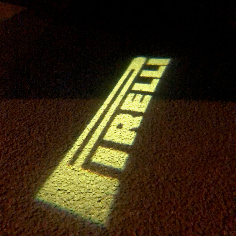 Volkswagen Door lights PIRELLI Logo  Nr. 42   (quantity 1 = 2 Logo Films /2 door lights）