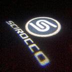 Volkswagen Türleuchten SCIROCCO Logo Nr. 87 (Anzahl 1 = 2 Logo-Folien / 2 Türleuchten）