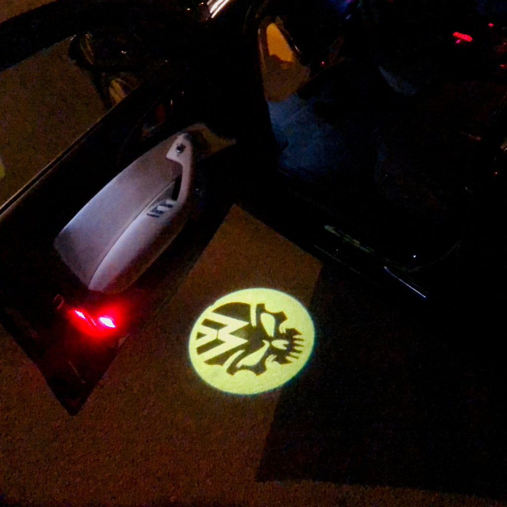 Volkswagen Türleuchten Logo Nr. 15 (Menge 1 = 2 Logofolien /2 Türleuchten)