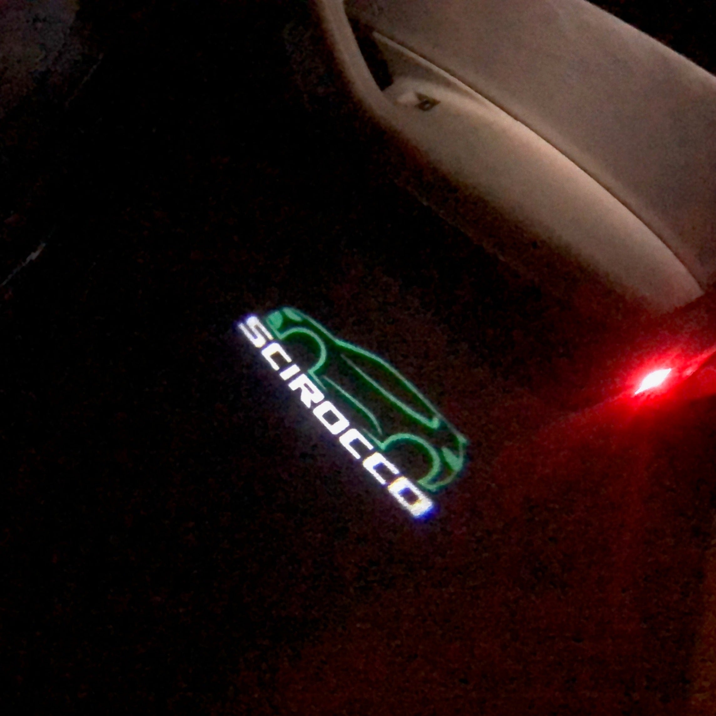 Feux de porte Volkswagen SCIROCCO Logo Nr. 62 (quantité 1 = 2 films de logo / 2 lumières de porte