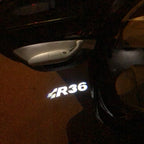Volkswagen Door lights R36 Logo  Nr.23   (quantity 1 = 2 Logo Films /2 door lights）