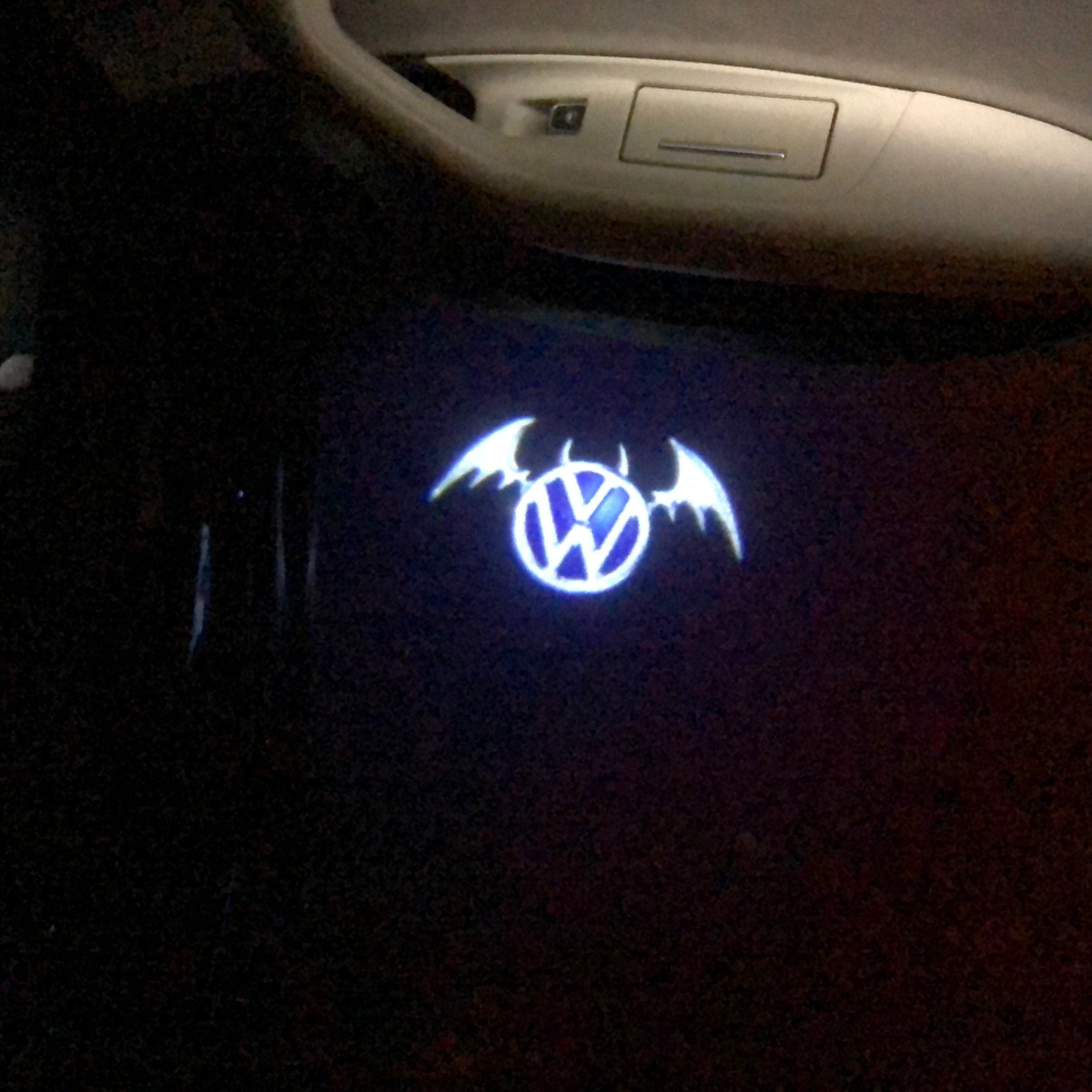 Volkswagen Door lights Logo Nr. 144 (quantité 1 = 2 Logo Films /2 feux de porte)