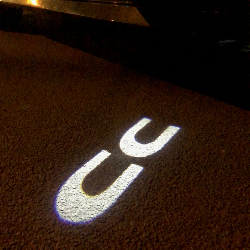 Volkswagen Door lights CC Logo Nr.106 (quantità 1 = 2 Logo Films / 2 door lights）