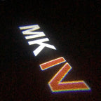 Volkswagen Türleuchten MK4 Logo Nr. 89 (Menge 1 = 2 Logofolien /2 Türleuchten)