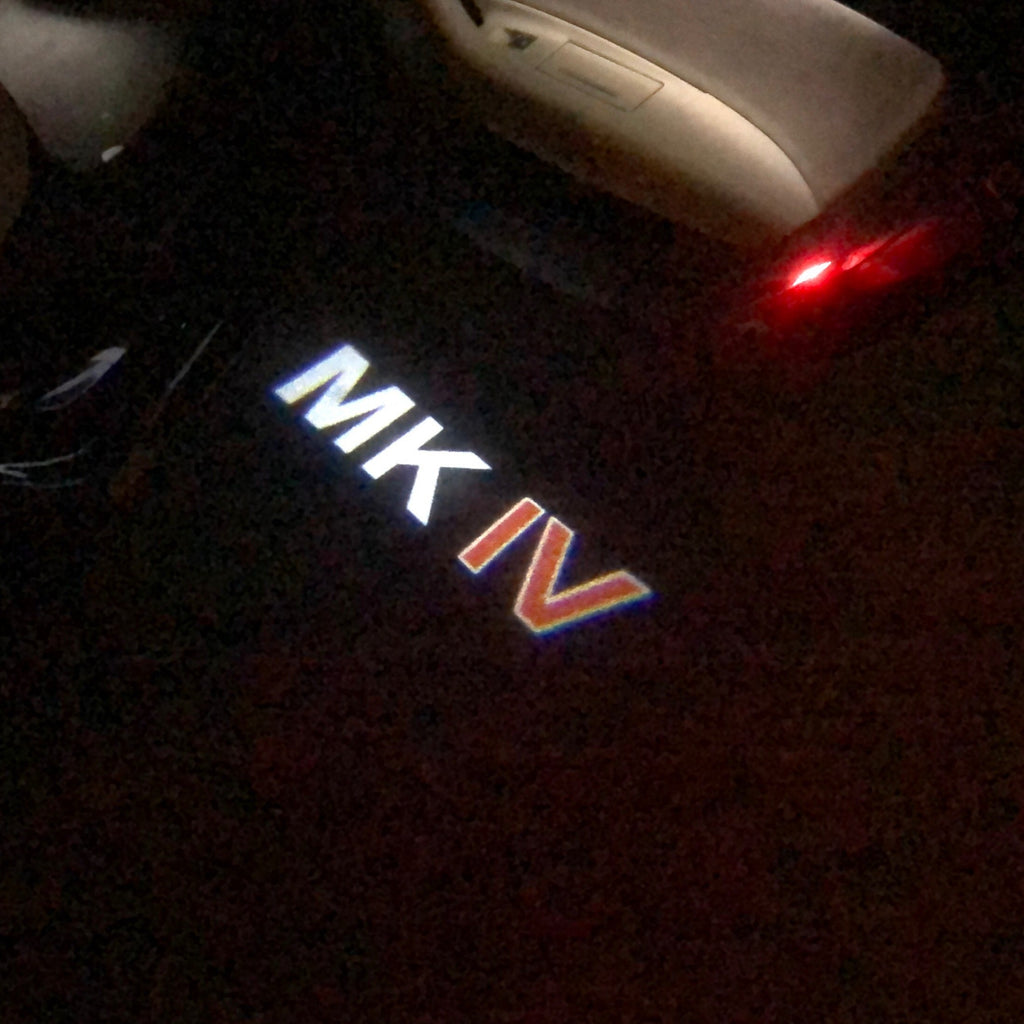 Volkswagen Türleuchten MK4 Logo Nr. 89 (Menge 1 = 2 Logofolien /2 Türleuchten)