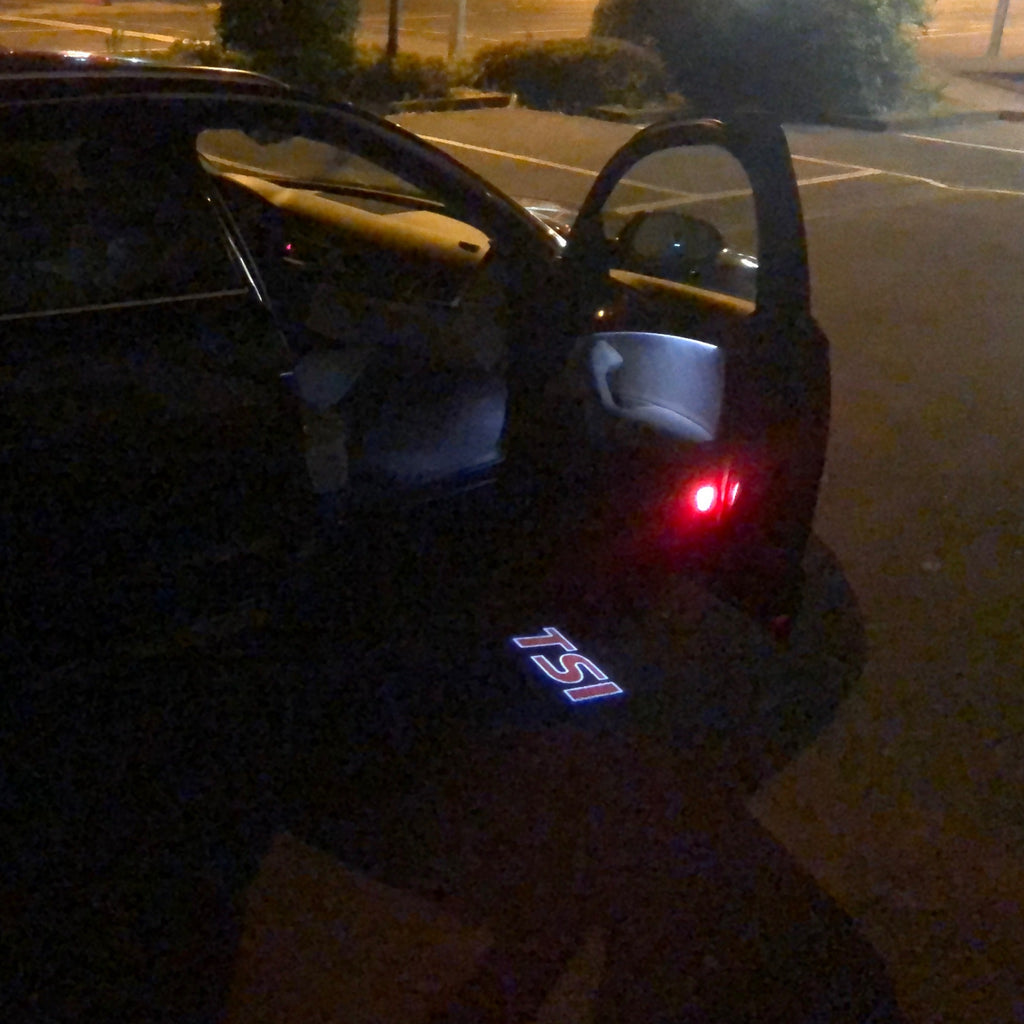 Volkswagen Door lights TSI Logo Nr. 58 (quantità 1= 2 Logo Films /2 porta luciᦽ