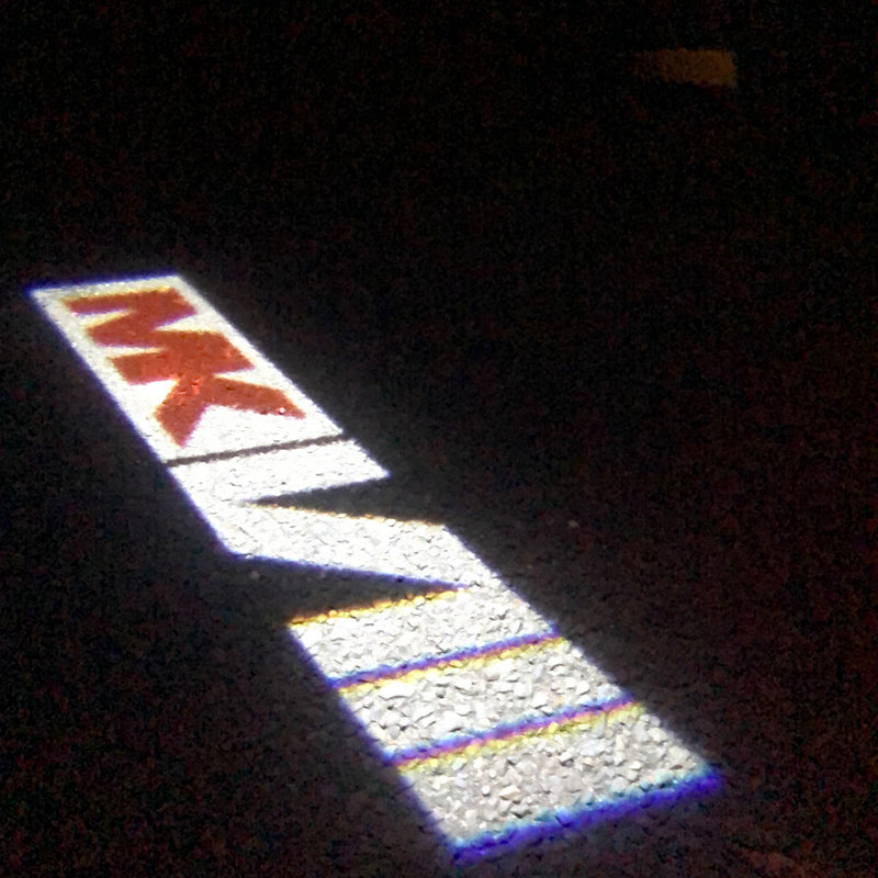 أضواء أبواب فولكس فاجن شعار MK8 Nr. 105 (الكمية 1 = 2 Logo Films / 2 Door Lights）