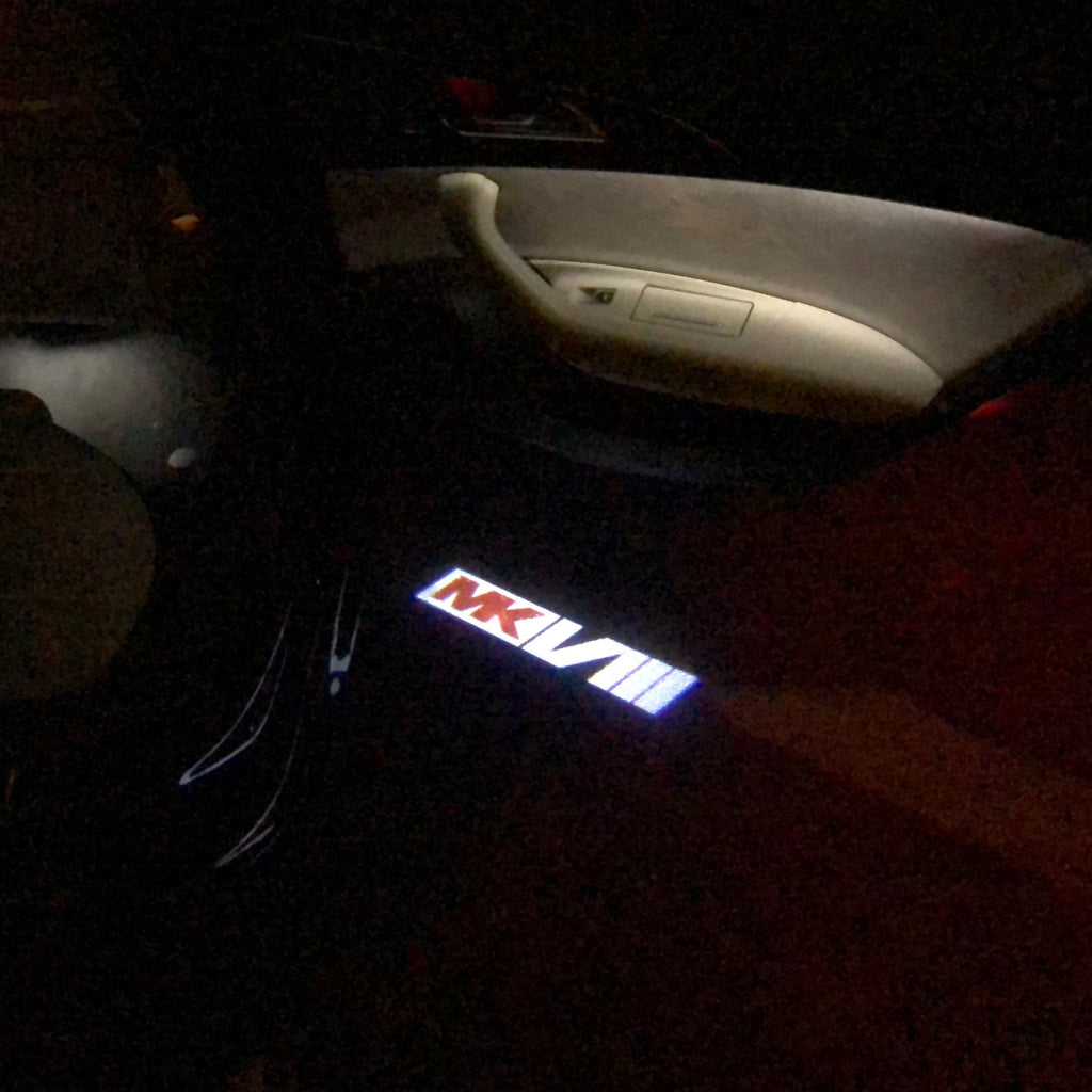 Volkswagen Door lights MK8   Logo  Nr. 105 (quantity 1 = 2 Logo Films /2 door lights）