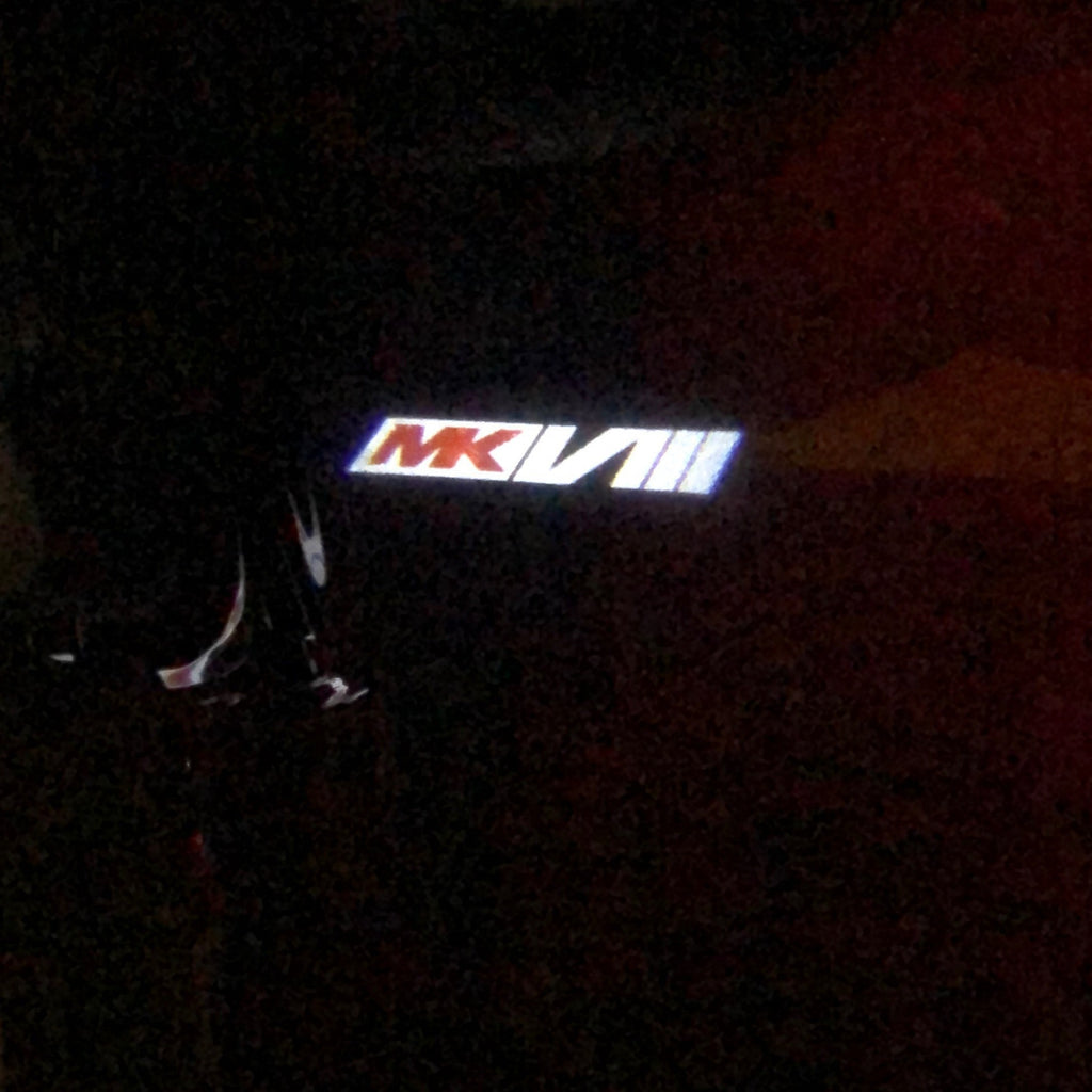 Volkswagen Door lights MK8   Logo  Nr. 105 (quantity 1 = 2 Logo Films /2 door lights）