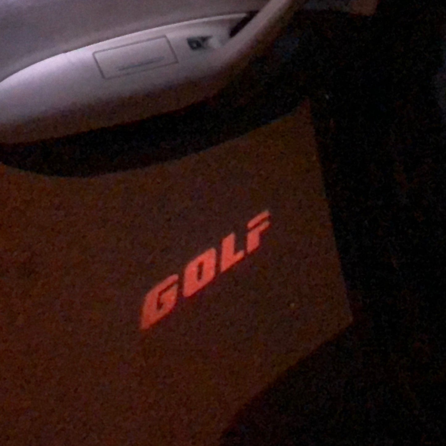 Fokswagen لباب GOLF Logo Nr. 49 (الكمية 1 = 2 Logo Films /2 Los lighs)