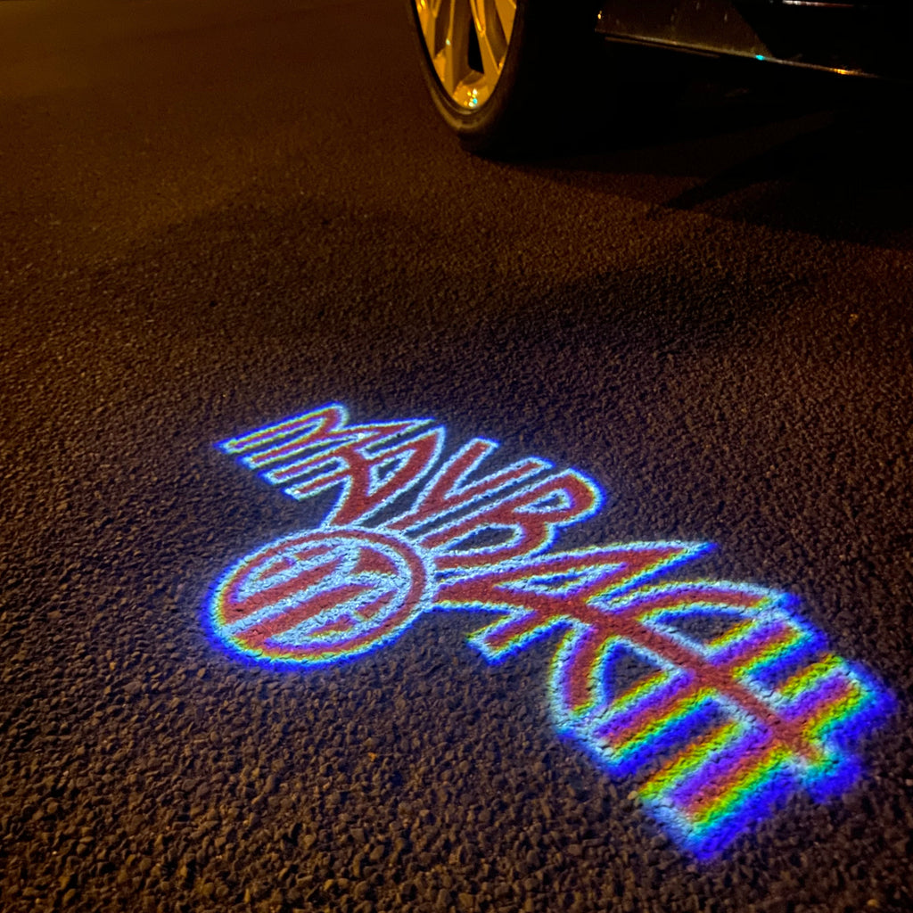 MAYBACH LOGO PROJECTOT LIGHTS Nr.28 (Menge 1 = 2 Logofolien /2 Türleuchten)
