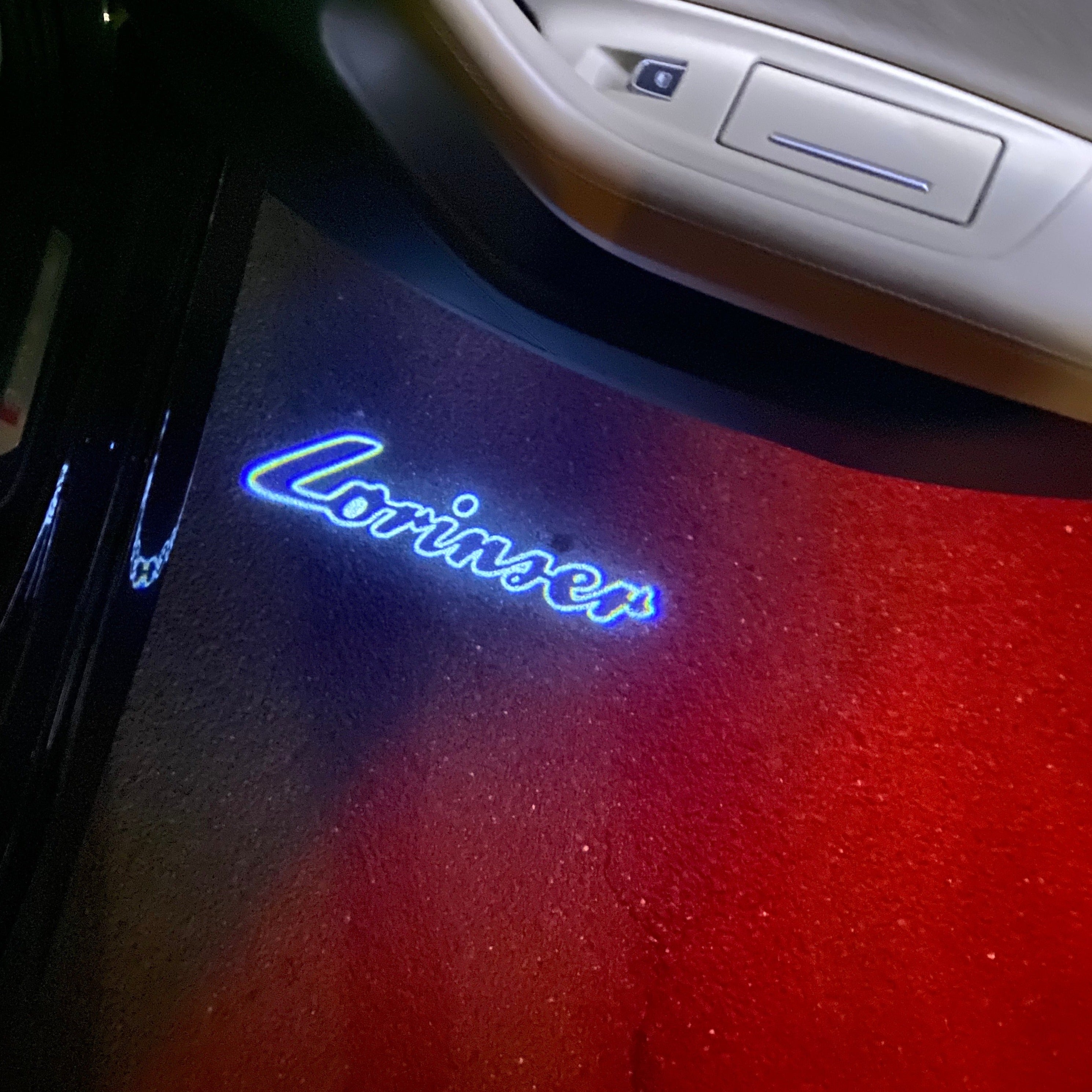 MAYBACH LOGO PROJECTOT LIGHTS Nr.28 (Menge 1 = 2 Logofolien /2 Türleuchten)