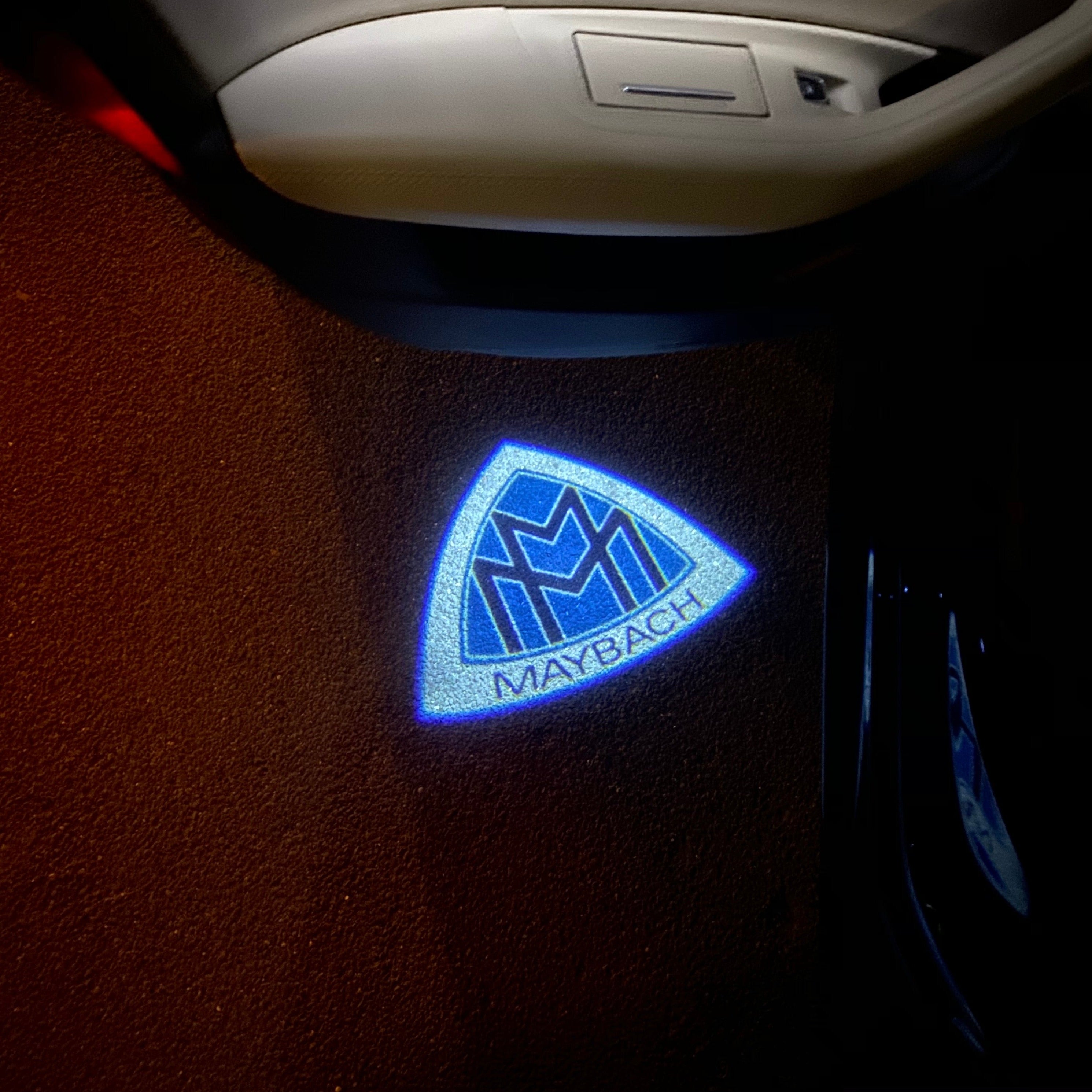 MAYBACH LOGO PROJECTOT LIGHTS Nr.28 (Menge 1 = 2 Logofolien /2 Türleuchten)