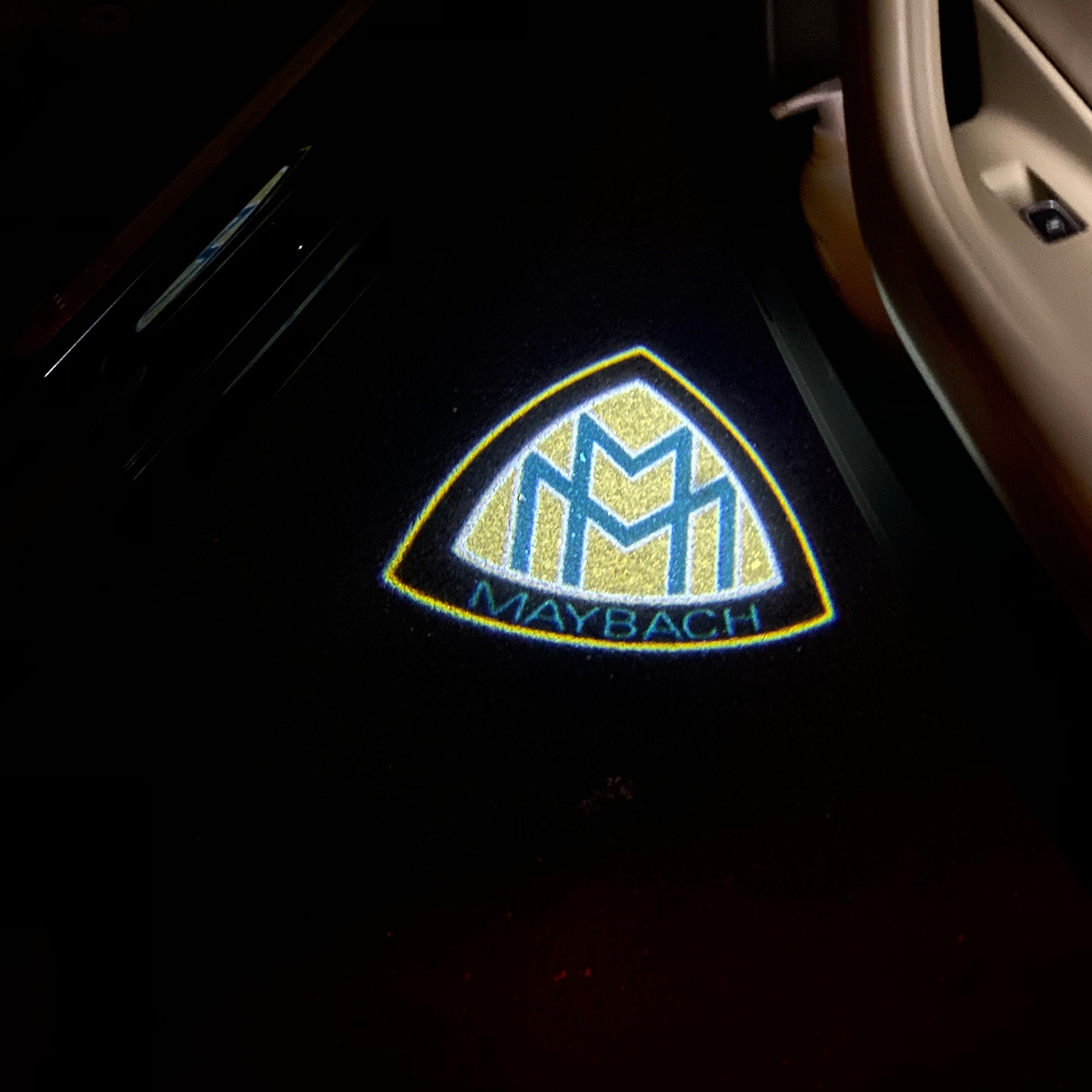MAYBACH LOGO PROJECTOT LIGHTS Nr.28 (quantità 1 = 2 Logo Film /2 porta luci)