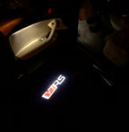 SKODA VRS LOGO PROJECTOT LIGHTS Nr.29 (quantità 1 = 2 Logo Film / 2 porte luci)