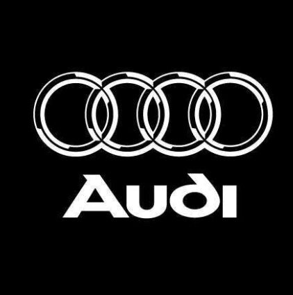 AUDI LOGO PROJECROTR LIGHTS Nr.01 (hoeveelheid 1 = 2 films de logo /2 par les lumières)