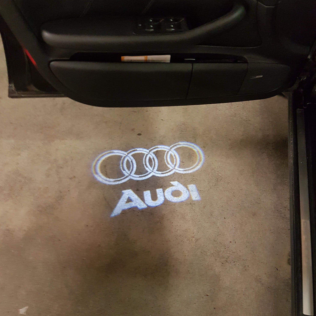 AUDI LOGO PROJECROTR LIGHTS Nr.01 (hoeveelheid 1 = 2 films de logo /2 par les lumières)