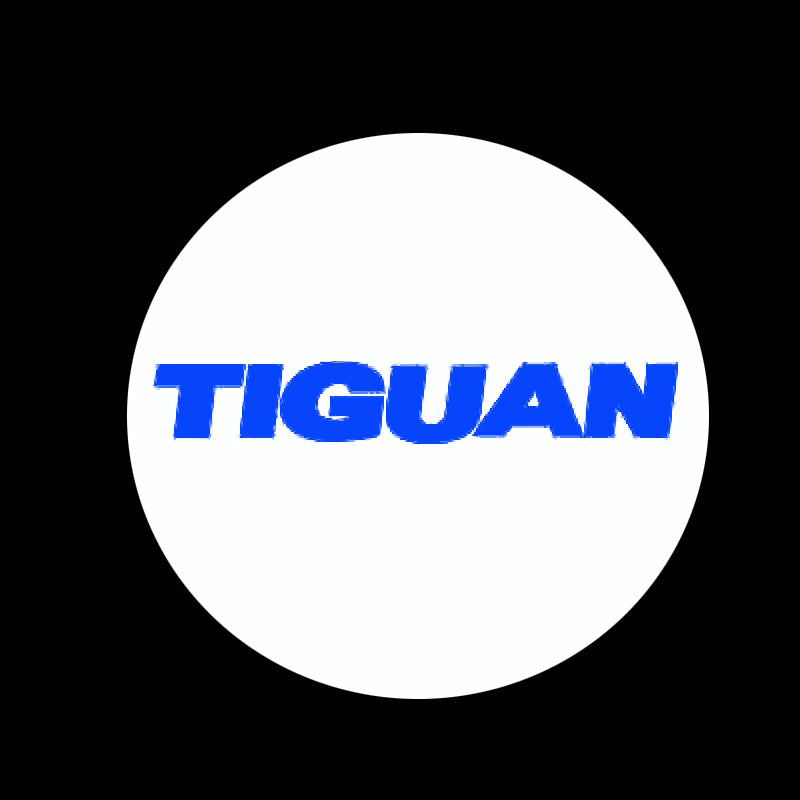 Volkswagen Luces de puerta TIGUAN Logo Nr.40 (cantidad 1 = 2 Película de logotipo / 2 luces de puerta)