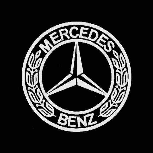 MERCEDES BENZ LOGO PROJECTOT LIGHTS Nr.09 (الكمية 1 = 1 مجموعات/2 أضواء الباب)