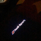 AUDI SPORT LOGO PROJECTOT LIGHTS Nr.31  (quantity 1 = 2 Logo Films /2 door lights）