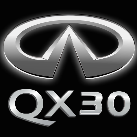 INFINITI QX30 LOGO PROJECROTR LIGHTS Nr.46 (quantity 1 = 1 sets/2 door lights)