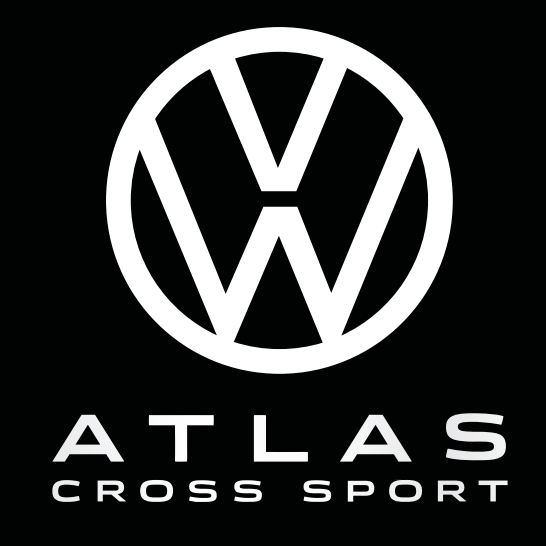 Volkswagen Door lights ATLAS CROSS SPORT Logo  Nr. 173 ( quantity 1 = 2 logo film / 2 door lights)