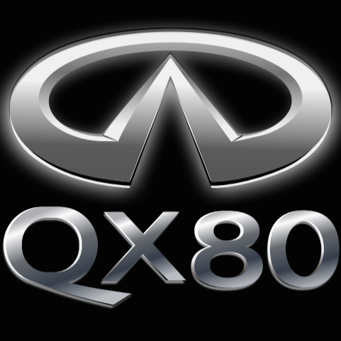 INFINTI QX80 LOGO PROJECROTR أضواء Nr.50 (الكمية 1 = 1 مجموعات / 2 أضواء الباب)