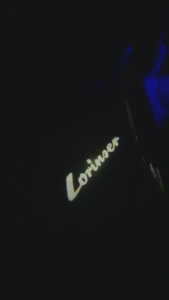 LORINSERMERCEDES BENZ LORINSER LOGO PROJECTOT LIGHTS Nr.27 (cantidad 1 = 1 juego/2 luces de puerta)